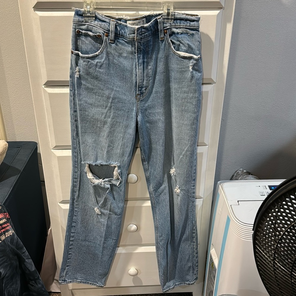 90s straight ultra high rise jeans